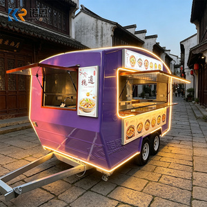 Food Truck per BBQ, Pizza, Hamburger, Gelato, Caffè, Produzione Personalizzata di Furgoni per Cibo da Strada in Vendita negli USA, Rimorchio per Cibo Turco - Product Image 6