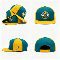Gorra Snapback de Alta Calidad con 6 Paneles y Bordado 3D, Visera Plana, Dos Tonos, Estilo Hip-Hop, Casual, Unisex, Deportiva
