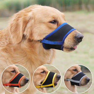 Máscara ajustable para la boca del perro Evita morder los ladridos Bozales de malla transpirable para perros medianos y grandes - Product Image 1