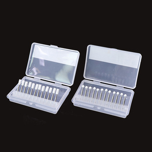 Kit de polissage dentaire abrasif blanc, boîte de 12 pièces pour couronne en porcelaine, accessoire pour pièce à main haute vitesse en résine - Product Image 2