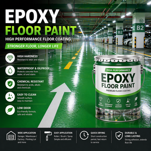 Revêtement de sol époxy autonivelant de qualité industrielle, durable, imperméable et résistant à l'usure <span class=keywords><strong>pour</strong></span> entrepôt - Product Image 5