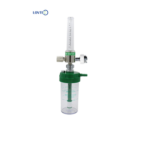 Lovtec Đồng Hồ Đo Lưu Lượng Y Tế Điều Chỉnh Oxy Din/Bs/Ohmeda Có Bình Tạo Độ Ẩm - Product Image 3