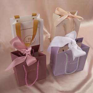 Bolsas de Papel de Lujo para Compras, Bolsas de Regalo de Papel para Joyería, Bolsas de Embalaje con su Propio Logotipo, Fabricante Personalizado - Product Image 2