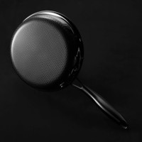 Ensemble de 5 ustensiles de cuisine d'extérieur en acier inoxydable antiadhésif, comprenant une poêle nid d'abeille + une casserole + une marmite, portable pour le camping et la randonnée