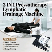 Combinaison de pressothérapie à usage domestique pour drainage lymphatique, 24 chambres d'air, équipement de massage amincissant pour le corps entier