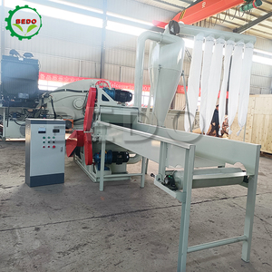 Trituratore per Listelli di Legno Facile da Usare, Trituratore per Steli di Mais, Cippatrice, Macchina per Segatura, Trituratore per Bambù con Nastro Trasportatore, Mulino a Martelli per Legno - Product Image 2