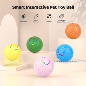 Vente flash : Jouet pour <span class=keywords><strong>chat</strong></span> électrique O5, balle intelligente pour <span class=keywords><strong>chat</strong></span>, balle lumineuse Yo-Yo, diamètre 2,4 pouces, version autonome, jouets pour animaux de compagnie - Product Image 2