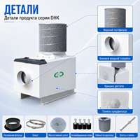 Nouvel extracteur centrifuge industriel en acier inoxydable avec filtre HEPA pour brume d'huile et fumée, purificateur d'air CNC, efficacité 99%