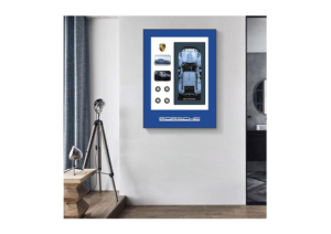 Với ánh sáng gạch đua xe mô hình tường độ nét cao hiển thị khung phòng khách phòng ngủ trang trí - Product Image 2