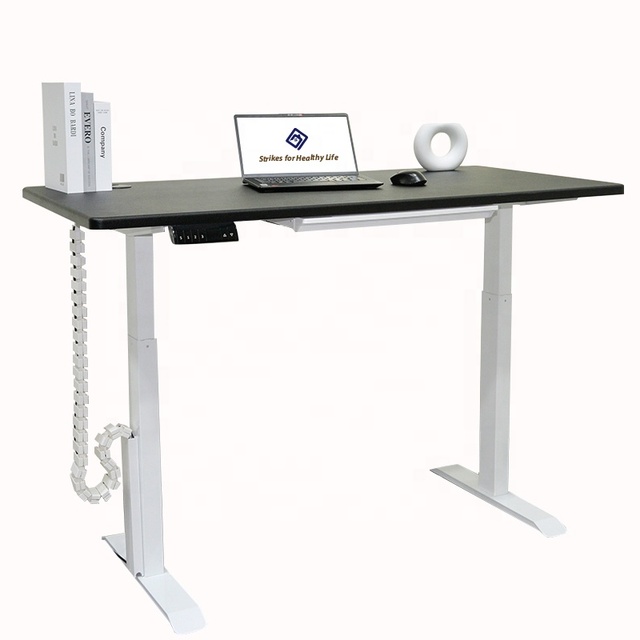 Ergonomic Office Furniture Standing Desk Lift Frame Dual Motor Sit Stand Electric Height Adjustable Desk Frame