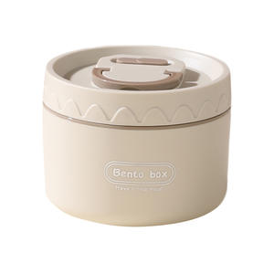 Boîte à <span class=keywords><strong>lunch</strong></span> isotherme en acier inoxydable 304 avec couvercle, design multicouche, compatible micro-ondes et grande capacité, sac de transport pour employés de bureau - Product Image 6