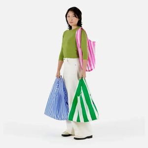 Customizable Eco-Friendly Ripstop Reusable <b>Nylon</b> Letter Pattern <b>Shoulder</b> Strap Gift <b>Bag</b> for Advertising Party Guest Shopping - Product Image 4