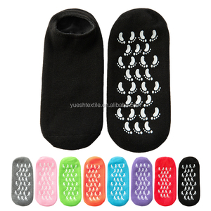 Calcetines de gel infundido de punto de algodón Calcetines de gel de spa Calcetines de humedad - Product Image 1