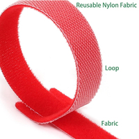 Attaches-câbles réutilisables auto-agrippants ODM OEM de 8 pouces en nylon multicolore pour la gestion et l'organisation des câbles