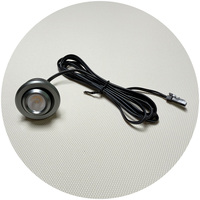 Schrank Display LED Mini Spot Lampe 1w Grau unter dem Küchen schrank LED-Leuchten DC12V Kleider schrank LED-Licht für Küchen schrank