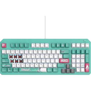 Clavier mécanique filaire USB Type-C Tuf Gaming K3 Gen II Édition Hatsune Miku, 97 touches, disposition compacte, rétroéclairage RGB - Product Image 3