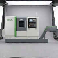 Centre d'usinage HT3, commande CNC FANUC, 2 axes, porte-outils à 8 positions, haute précision, tour CNC de moyenne capacité