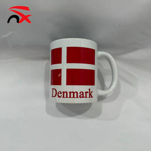 Tazas de Café de Cerámica con Bandera Nacional de la Copa de Fútbol, 11 oz, Regalo Premium para Fanáticos del Deporte - Product Image 3