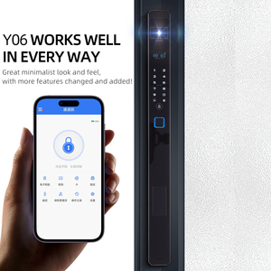 YAGU TTLOCK Broken <strong>Bridge</strong> Aluminum Door Ultra Narrow Ultra Thin Frame Face Recognition Palmprint Fully Automatic Smart Door <strong>Lock</strong> - Product Image 2