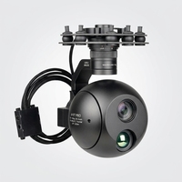 Caméra de suivi de cible A10T Pro EO IR avec télémètre laser thermique et nacelle, charge utile légère de 539 g pour drone UAV