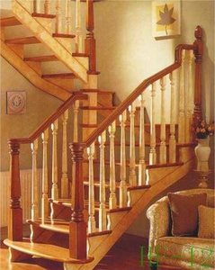 Đặc biệt được thiết kế trong nhà cầu thang gỗ balusters và tay vịn khuỷu tay Acrylic trang trí bê tông cho biệt thự và trang trí nội thất - Product Image 6