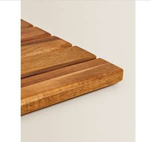 Tappeto da bagno in legno di acacia personalizzato antimuffa, <span class=keywords><strong>piscina</strong></span> o tappetino da spiaggia - Product Image 5
