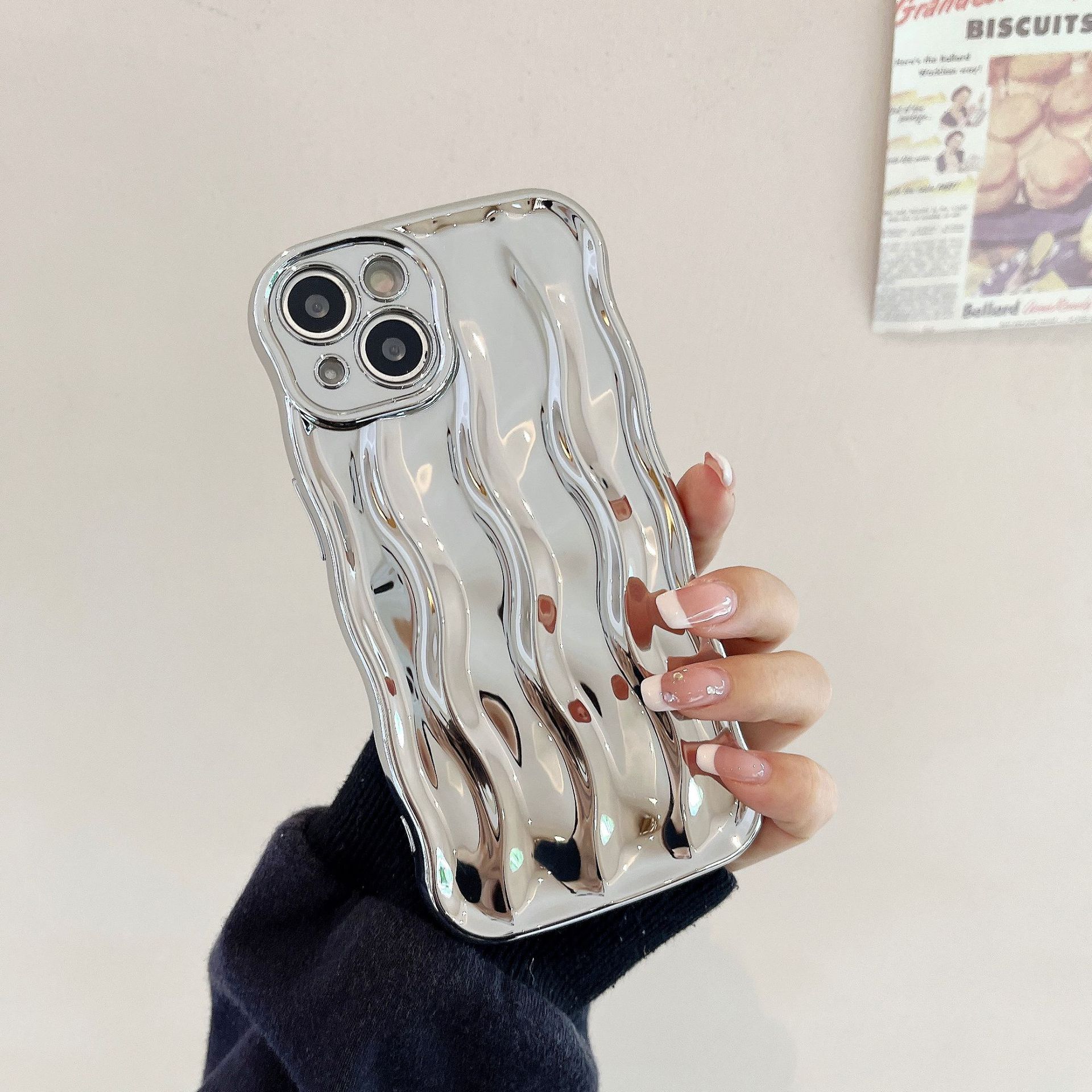 Electroplated silver