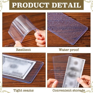 Diskon besar 300 buah lengan mata uang dengan kotak pelindung pemegang uang uang kertas dolar AS - Product Image 6