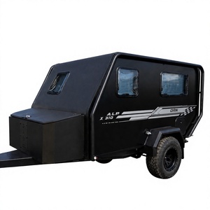 Remolque de Camping Todoterreno Compacto de Aluminio Ligero para 4 Personas, Precio al por Mayor, para Campamentos y Viajes al Aire Libre - Product Image 1