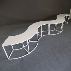 Nuovi Accessori per Matrimoni: Supporto Circolare a Forma di S per <span class=keywords><strong>Tavolo</strong></span> dei Dessert, Decorazione per Location di Matrimoni all'Aperto, Ornamenti da <span class=keywords><strong>Tavolo</strong></span>, Supporto per Fiori - Product Image 3
