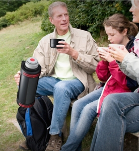 1.2L-4.2L lớn thép không gỉ cổ điển chân không cách nhiệt termo chai nước BPA-free cup Flask du lịch ấm đun nước với dây đeo vai - Product Image 6