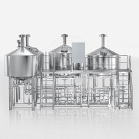 Équipement de brassage de bière opaque de 5000 L avec pompe, cuve sous pression et moteur - Haute productivité