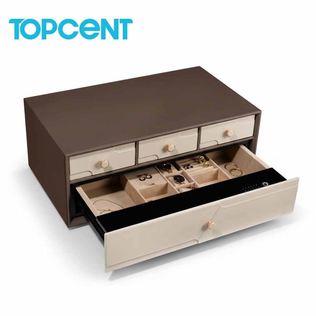 Smart Jewelry Box/jewelry Box Luxury/smart Fingerprint Jewelry Safe