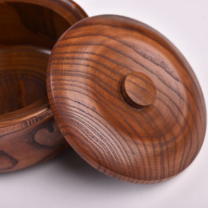 ชามสลัดไม้อะคาเซียขัดเงาชามใส่<span class=keywords><strong>ผล</strong></span><span class=keywords><strong>ไม้</strong></span>ชามขนาดใหญ่พร้อมฝาปิดสำหรับใช้ในห้องครัว - Product Image 3