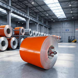 Rollo de Metal Pintado con Recubrimiento de Zinc, Lámina Corrugada de Aluminio y Zinc Prepintada y <span class=keywords><strong>Galvanizada</strong></span> - Product Image 1