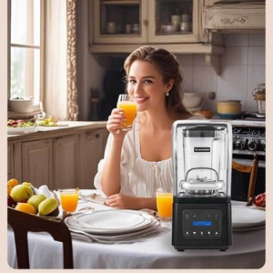 Commercial Blender 1.8L Touchscreen High-Speed Motor Microcomputer Control For Milkshake Shaved Ice Ice Crusher - Product Image 1