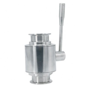 Venta Popular 2 pulgadas <span class=keywords><strong>Manual</strong></span> sanitario Acero inoxidable AISI 304 válvula de bola con abrazadera de vía directa recta con alta calidad buen precio - Product Image 1