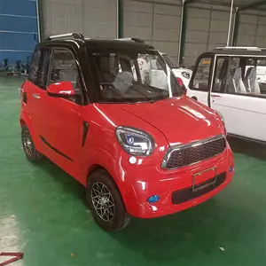 EV Auto 4 asientos cuatro ruedas vehículos eléctricos de nueva energía/barato Ecar cuatro ruedas de alta velocidad Mini coche eléctrico pequeño para adultos