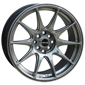 F80266 15 16 17 18 19 inch ET0 to 35 4 hole and 5 hole 72.6 73.1 74.1 black silver chrome good quality alloy wheels modified