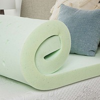 Surmatelas en mousse à mémoire de forme respirante et ventilée, infusée de gel, pour la maison, l'hôtel et les camping-cars, fabriqué sur mesure en usine