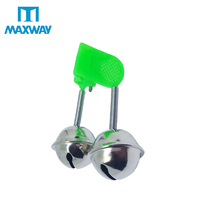 Bell morsure alarmes canne à pêche pince pointe Clip cloches anneau carpe accessoires de pêche attirail poisson alarme