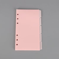 Enveloppes à monnaie A6 en PP transparent à 5 onglets, personnalisables, givrées, multi-usages, pour économiser de l'argent – Meilleures ventes aux États-Unis