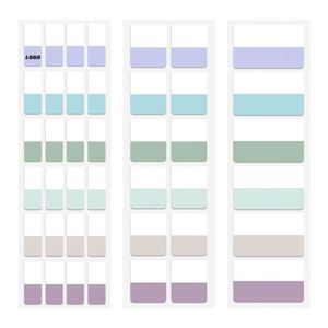 กระดาษโน้ตแบบมีกาวในตัวสีมอรันดีแบบขายส่ง แถบแบ่งหน้าแบบเรืองแสง PET สำหรับสมุดบันทึก แพลนเนอร์ และออร์กาไนเซอร์ - Product Image 1