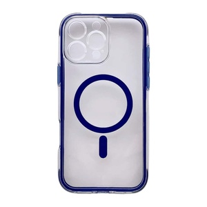 Nueva venta al por mayor de parachoques negro transparente resistente a los golpes TPU funda de teléfono móvil <span class=keywords><strong>para</strong></span> Samsung S23 cubierta <span class=keywords><strong>ultra</strong></span> magnética - Product Image 1