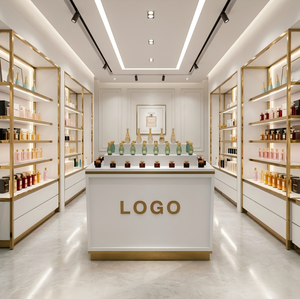 Kiosco de Cosméticos Personalizado con Vitrina de Vidrio para Diseño y Equipamiento Integral de Tienda - Product Image 1