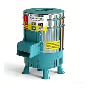 220V <b>Multifunctional</b> Stainless Steel Grass <b>Cutter</b> for Poultry & Livestock, <b>Vegetable</b> Shredder Machine - Product Image 1