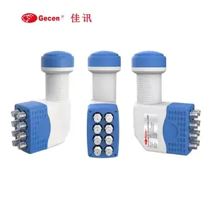 Gecen KU Band octo LNB/อัตรากำไรสูงและเสียงรบกวนต่ำรูป lnbf