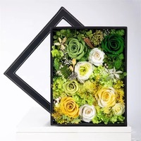 Vente en gros Coffret cadeau tête d'hortensia roses conservées de luxe Fleur éternelle pour Noël Fête des mères Anniversaire Saint-Valentin