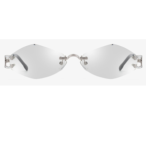 3113 Nuevas Gafas Ópticas de Metal sin Montura, Modernas y de Lujo, Gafas Opticas 2026 - Product Image 5