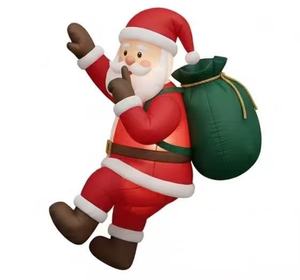 Professional Manufacturer Customized 10m Inflatable Santa Claus Mascot for Grand Opening Christmas Advertising Event Display - Product Image 5